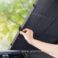 Strong suction cups anti uv rays retractable sunshade